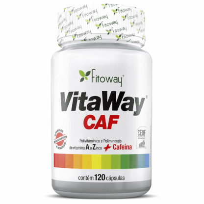 VitaWay Caf Polivitamínico + Cafeína (120 caps) Fitoway