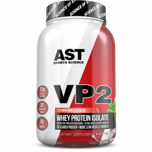 VP2 Whey Protein Isolate (32 Doses Morango) AST Sports Science