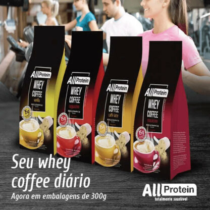 Ilustrativo Whey Coffee Café Proteico (300g) All Protein