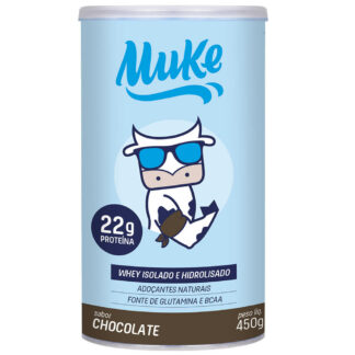 Whey Muke Isolado e Hidrolisado (450g) Chocolate +Mu