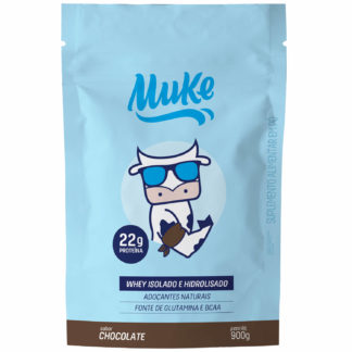 Whey Muke Isolado e Hidrolizado Refil (900g) Chocolate +Mu