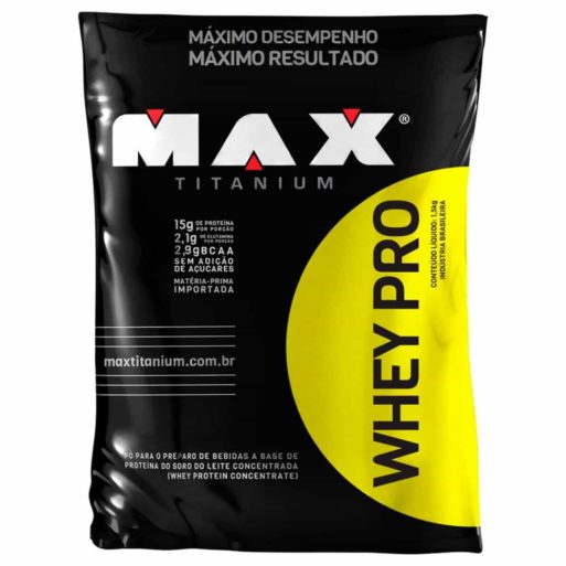 Whey Pro Refil (1,5kg) Max Titanium