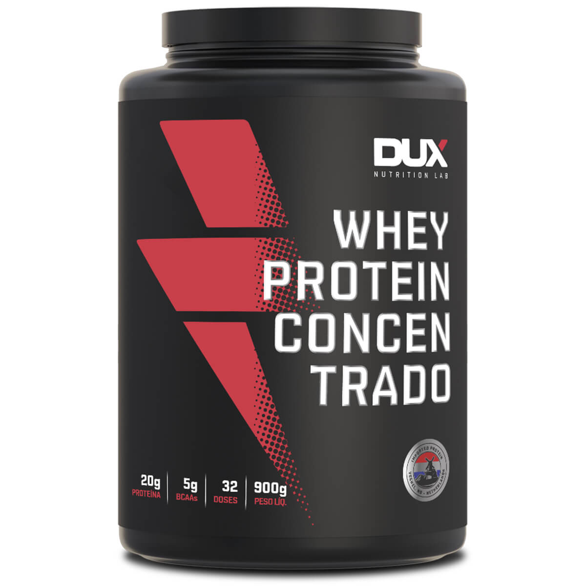 Whey Protein Concentrado (900g) DUX Nutrition Lab | Meu Mundo Fit