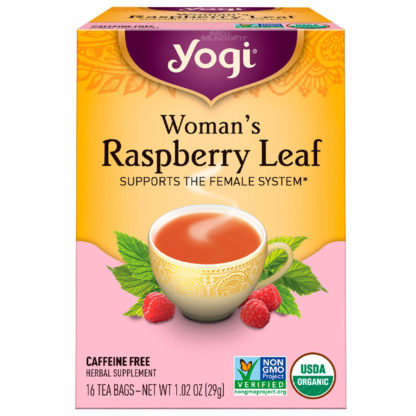 Woman's Raspberry Leaf (16 Sachês de 29g) Yogi Tea