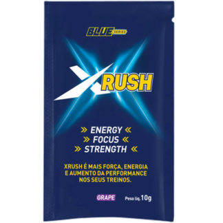 X Rush Pre Workout (Sachê de 10g) Uva Blue Series
