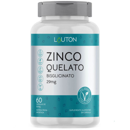 Zinco Quelato (60 caps) Lauton Nutrition
